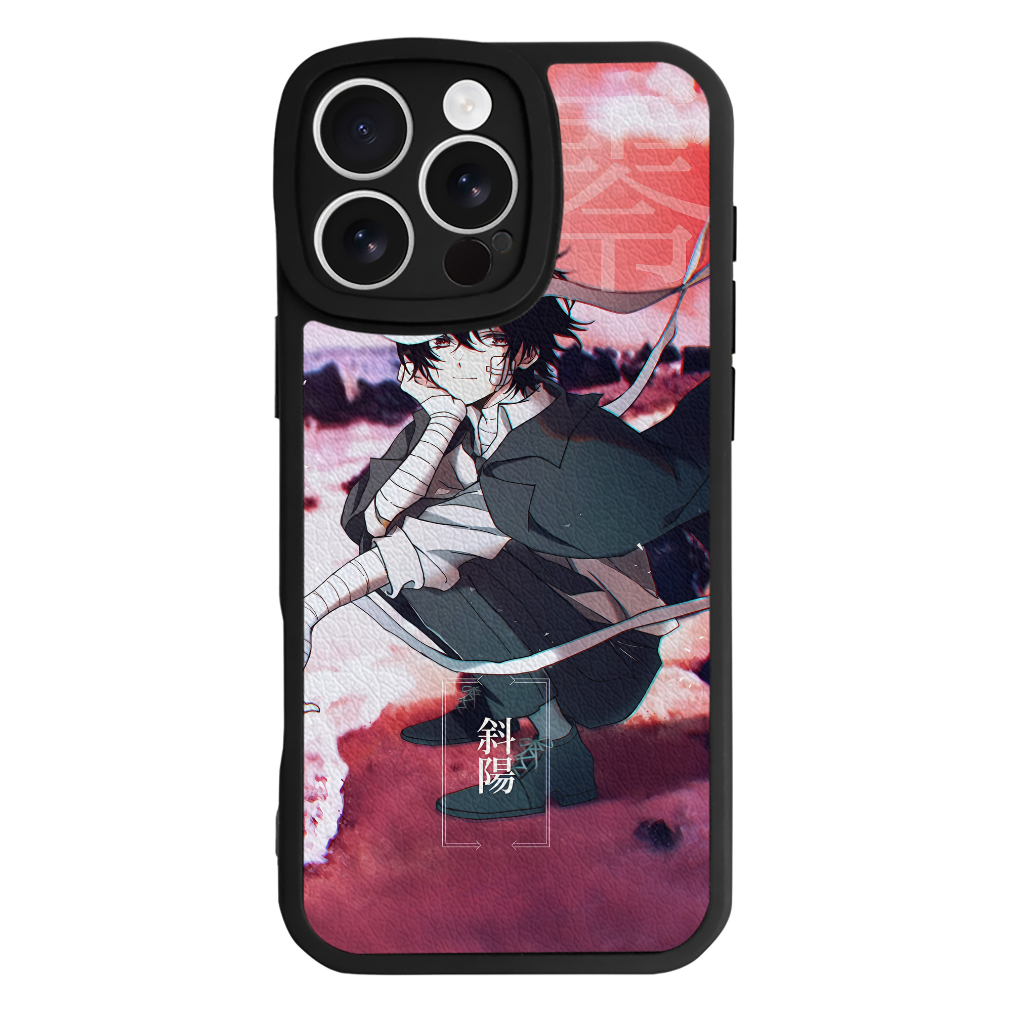 （画像用） 文豪ストレイドッグス Bungo Stray Dogs 【iPhone 16シリーズ対応】シリコンスマホケース（レザー調） 材質：シリコン